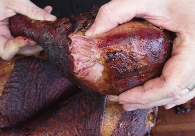 Smoked Texas-Style Turkey Legs Recipe