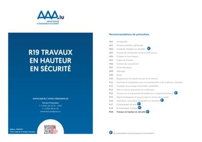 Travaux en hauteur en sécurité