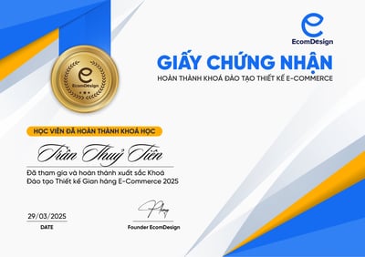 Khoá học trang trí gian hàng shopee