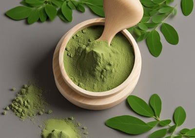 Moringa Leaf Powder, Superfood rich in antioxidants, vitamins, minerals for immunity, energy boot, 