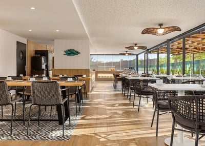 Breakfast and restaurant area at Wyndham Residences Alvor Beach