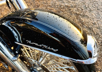 water beading off from hydrophobic coatings at propolish Motorcycle Ceramic Coating Norfolk County