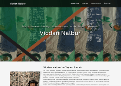 Vicdan Nalbur Web Sitesi Yapımı