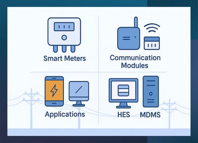 Smart meter hardware and software integration overview