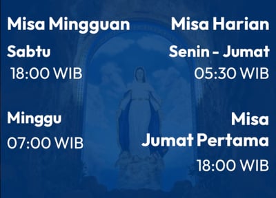 Jadwal Misa Gereja St.Hilarius, Sei Beduk