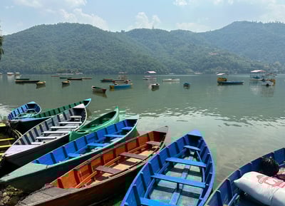 Pokhara Lakeside view
