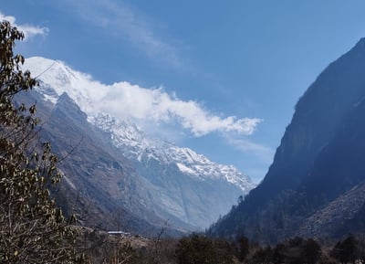 Mountain view from Langtang Village