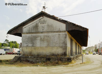 Estação comboios Viseu armazém