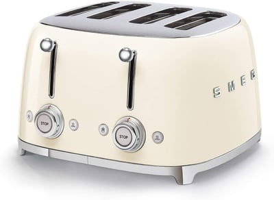 Smeg 50's Style Retro Aesthetic 4 Slice Toaster