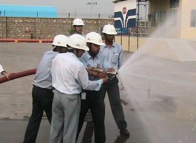 Fire Safety Equipment Training of SK Fire Protection