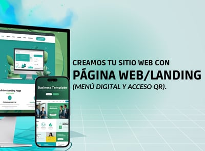 siete7web.com| Página web landing page con menú digital