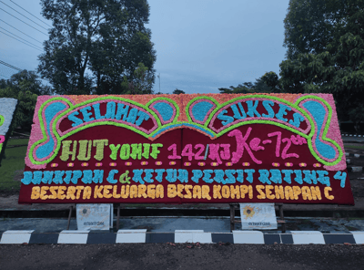 papan bunga ulang tahun