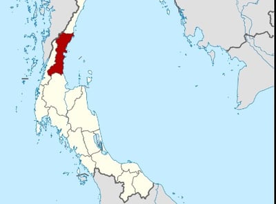 Situation de la province de Chumphon