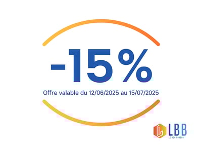 -15% sur une sélection de mobilier professionnel 