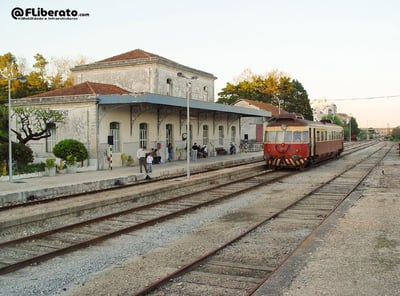 Estação de Cantanhede linha da Beira Alta ano 2002