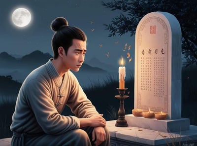Quốc Tuấn trăn trở dưới trăng