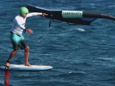 wing foiling in the canary islands