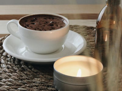 wax, candle, wick, tin
