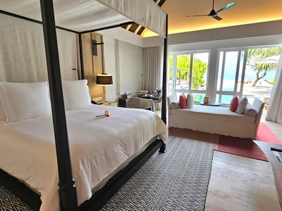 Four Seasons Landaa Beach Villa Bedroom