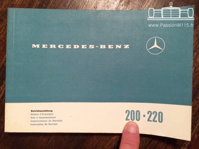 Mercedes-Benz 200 /8 W115 1972