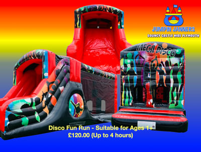 Adult Suitable Disco Fun Run Bouncy Castle