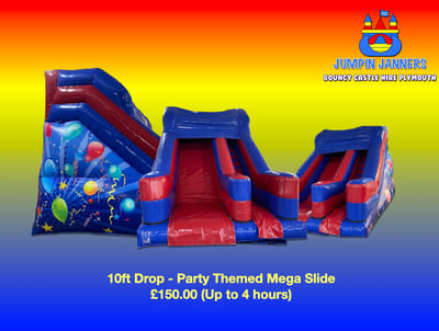 big inflatable slide plymouth bouncy castle hire plymouth 