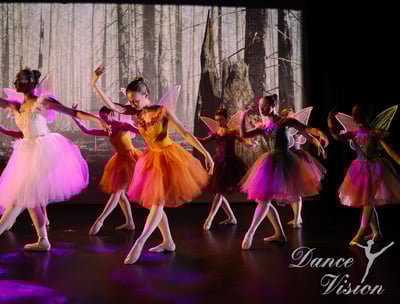a group of dancers performing in a dance