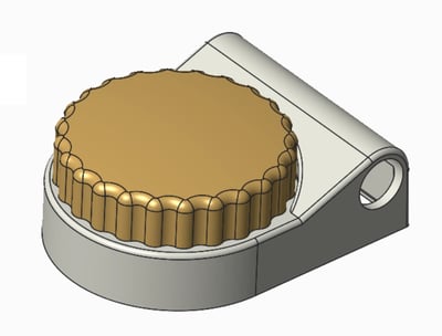 3D CAD design of a mechanical product created in CAD software