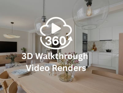3D video rendering for immersive property/apartment/condo tour