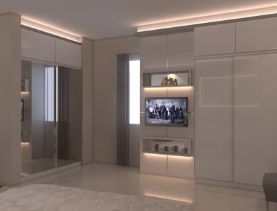 aluminium wardrobe design by yobellio