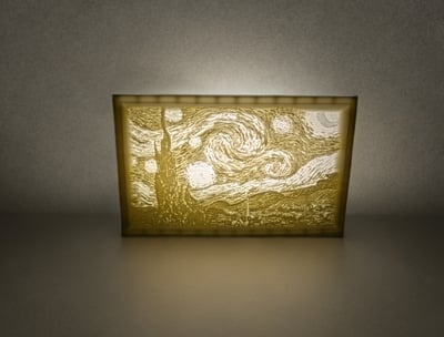 3d photo lamp shade