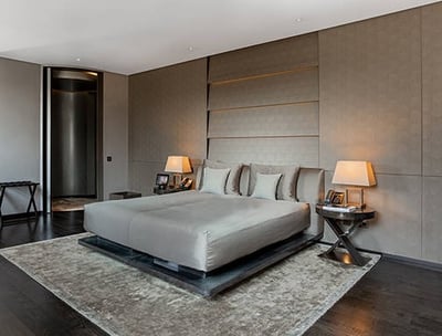 Armani Hotel Milano – Minimalist luxury bedroom