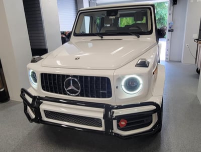 White G-Wagon Clearwater Full Car Detailing