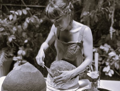 Wabi Sabi Paper Mache Interior Desin