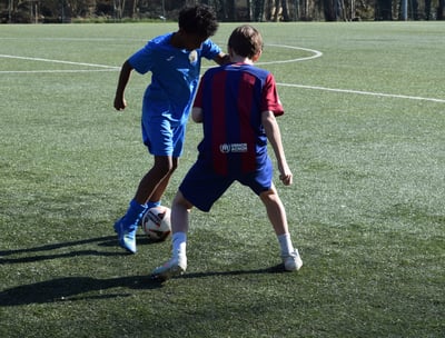 kleine groep techniektraining voetbal in Ekeren