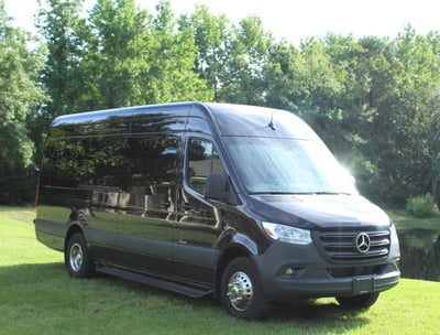 JAX Limos Group luxury Sprinter Van for airport transportation