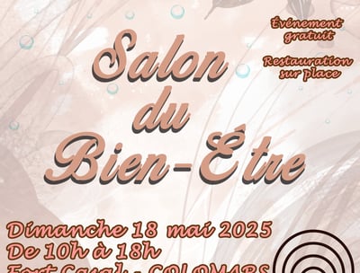 affiche du salon du bien etre de Colomars therapie