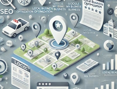 a map of a business location in a city