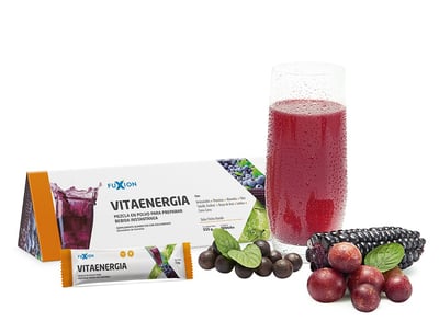 5 Aminoácidos + 9 Vitaminas + 6 Minerales + 4 antioxidantes (Antocianina + Bayas de Acai + Camu Camu + Luteína) + Fibra Solub