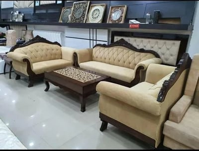 Wooden sofa by afsar sofa repair
