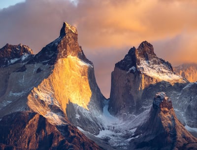 a mountain range with a mountain range in the background