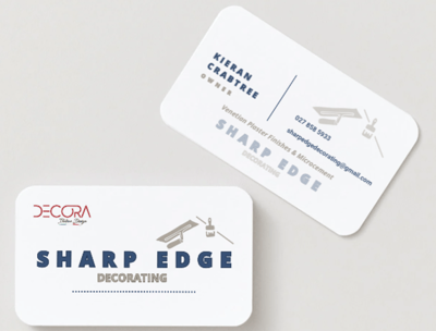 Sharp Edge Decorating Business Card