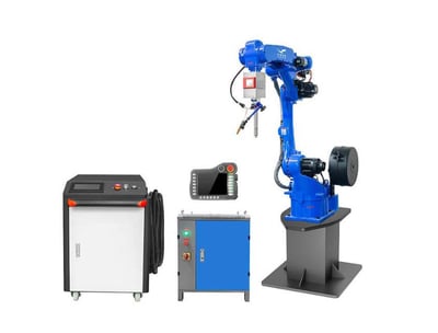 3D Robot Welding Metal Pipes