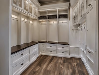 white and brown chairs beside wicker basket near white wall