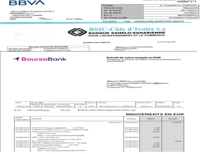bank document translation services