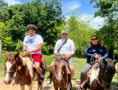 recorrido a caballo