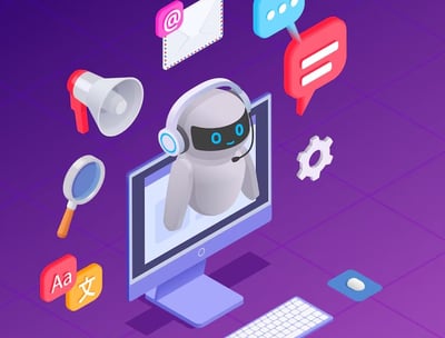 AI voice agent providing customer support