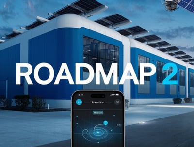 a cell phone with a cell phone showing a roadmap2