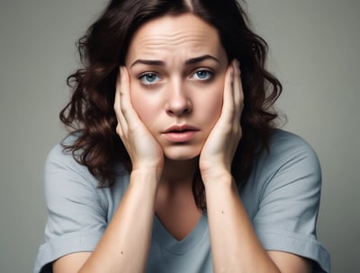 A man is standing on a stage in front of a backdrop with the text 'Social Media Marketing World'. He is wearing a patterned shirt and white pants, gesturing as he speaks. There is a podium with a microphone and two books on it. An audience is seated and listening attentively.