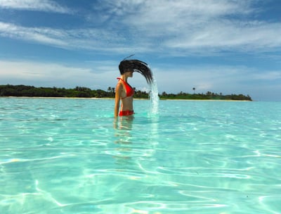 Piscine naturelle à Sian Ka'an